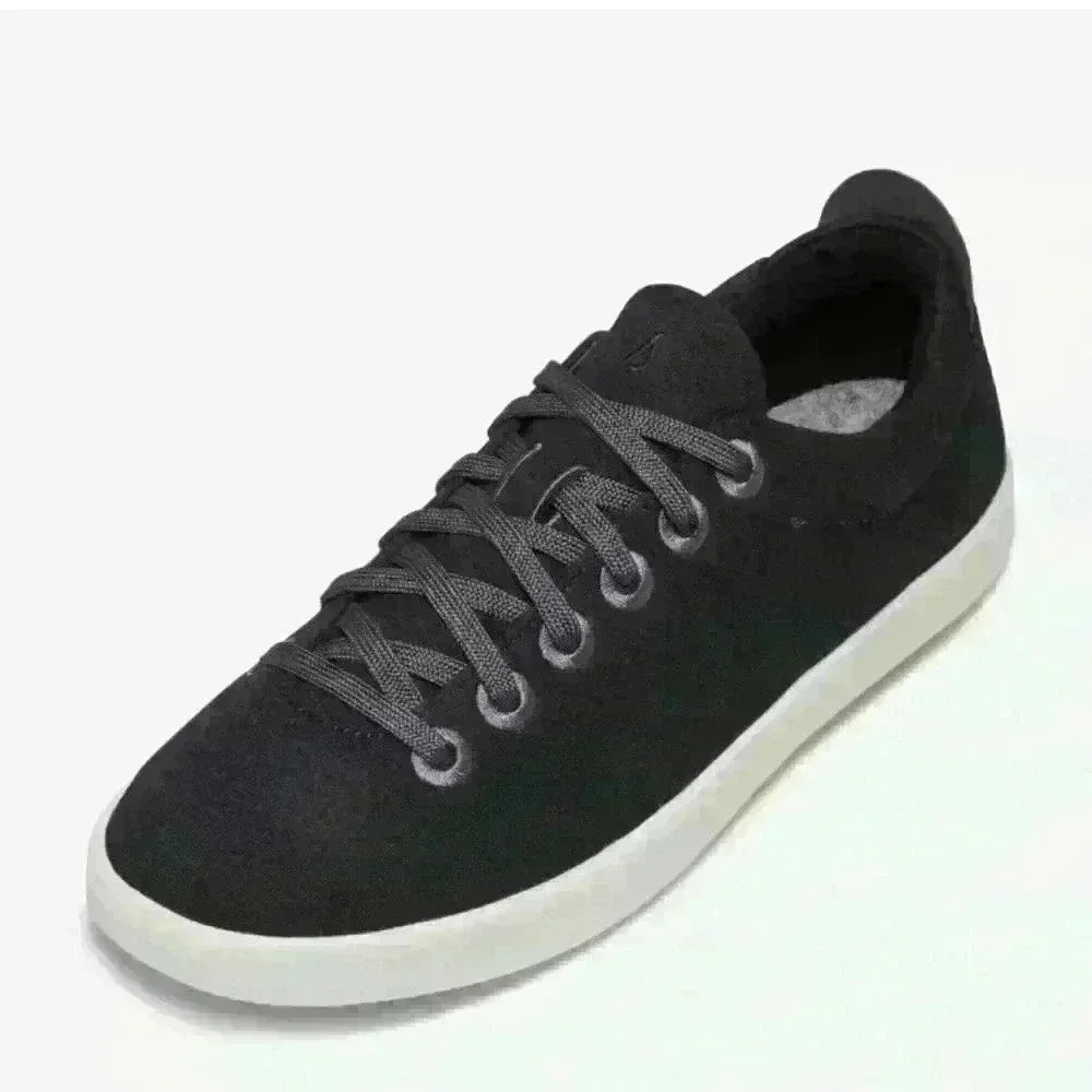 Allbirds Black Wool Pipers Everyday Sneaker, Mens Size 11, missing insole